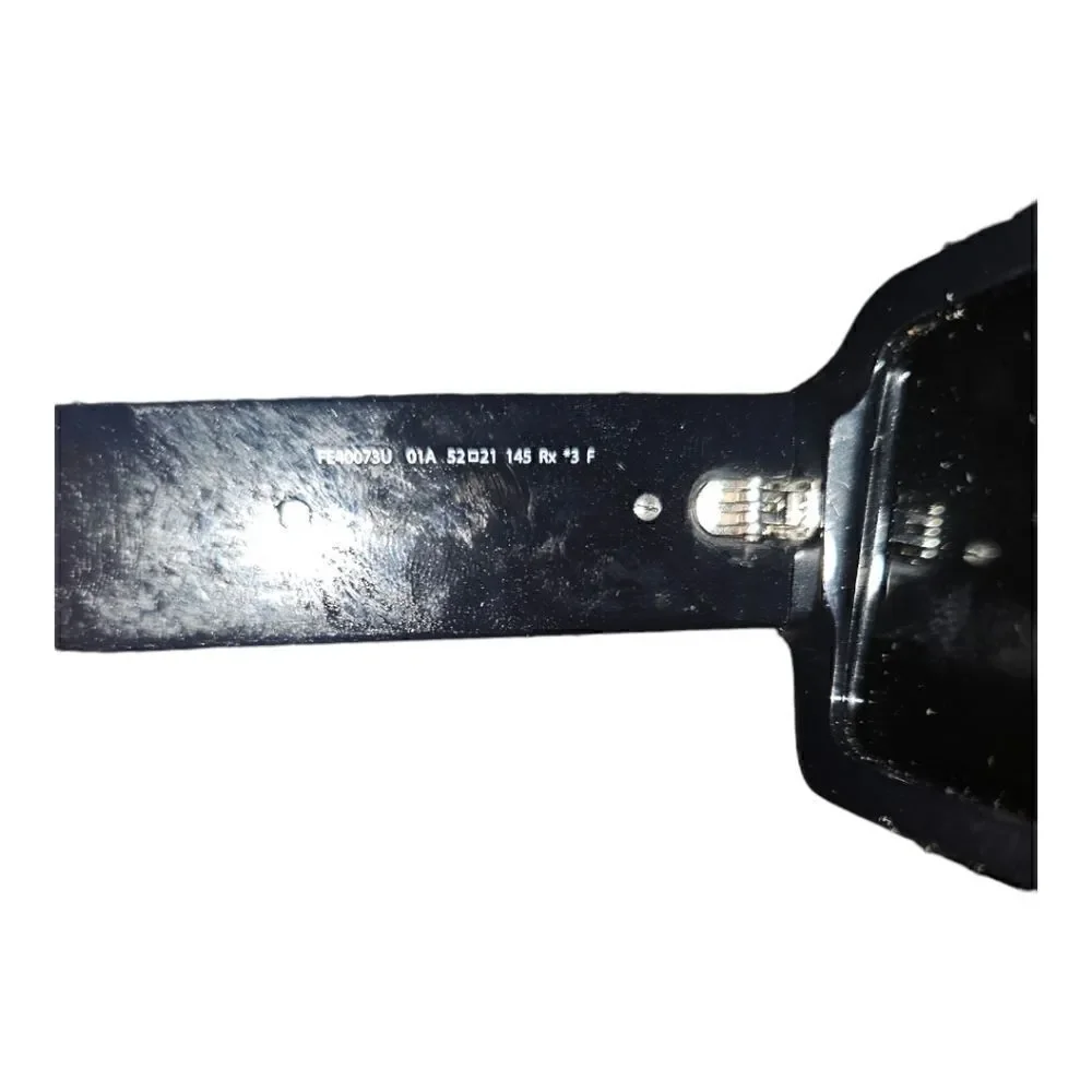 FENDI - The Fendigraphy‎ 52mm Geometric Sunglasses - Shiny Black / Smoke